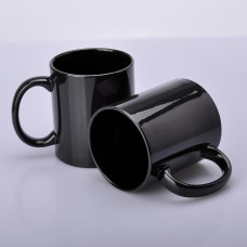 Чашка для сублімації Хамелеон глянцевий Full Black 330 мл